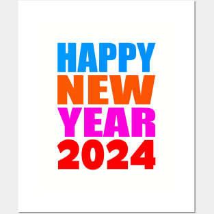 Happy new year 2024 Posters and Art